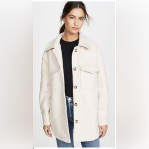 - Line & Dot Wool Blend Jacket -